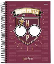 Caderno Colegial Harry Potter Espiral Capa Dura 80 Folhas