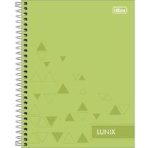 Caderno Colegial Lunix Verde 1 Matéria Tilibra