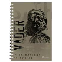 Caderno Colegial Star Wars Vader Culturama Pautado 80 Folhas 1 Matéria Reforçado