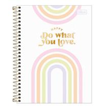 Caderno Colegial Tilibra Espiral 80Fls Happy Color
