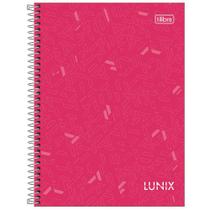 Caderno Colegial Tilibra Lunix Capa Dura 10 Matérias 160 Fls