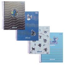 Caderno College 10 Matérias Disney 160 Folhas Foroni Stitch