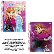 Caderno college espiral 96f 1x1 cd frozen magic - jandaia