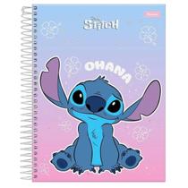 Caderno College Stitch Espiral 160 folhas - Foroni