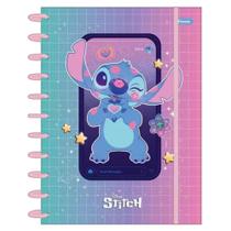 Caderno com disco 160fls 10 materias stitch