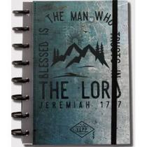 Caderno Com Discos Tamanho A5 100 Folhas Pautadas 14,1*20,5 CM