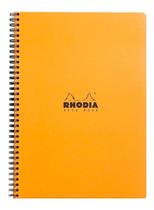 Caderno Com Espiral Papel Quadriculado A4 Capa Laranja Rhodia Caderno Com Espiral Papel Quadriculado A4 Capa Laranja Rhodia