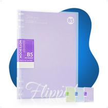 Caderno Com Pauta Fichário Executivo Capa Mole B5 50 Folhas