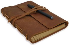 Caderno CoolEathor POROMO Couro A5 - 240 Páginas - Marrom Caderno CoolEathor POROMO Couro A5 - 240 Páginas - Marrom