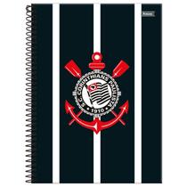 Caderno Corinthians Capa Dura Espiral 1 Matéria 80F Escolar Caderno Corinthians Capa Dura Espiral 1 Matéria 80F Escolar
