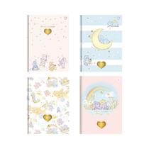 Caderno costurado colegial capa dura 160f ursinhos carinhosos sortido - são domingos/animativa Caderno costurado colegial capa dura 160f ursinhos carinhosos sortido - são domingos/animativa