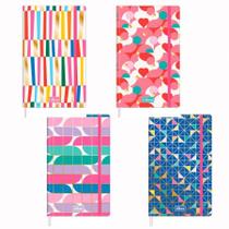 Caderno costurado grande sem pauta Fitto 80 folhas Trend 2 - Tilibra