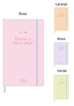 Caderno Costurado - Happy