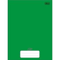 Caderno Costurado Tilibra Universitário Capa Dura D+ Verde 48 Folhas - Embalagem com 10 Unidades
