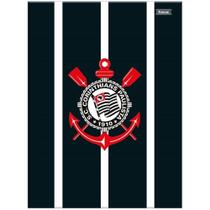 Caderno Costurado Universitário Foroni Capa Dura Corinthians 80 Folhas - Embalagem com 5 Unidades (SORTIDOS)