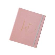 Caderno Cotton Rosa System Flex Grande - Otima