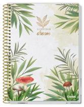 Caderno Credeal pequeno botanical espiral 80 folhas