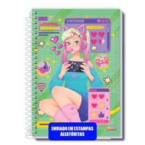 Caderno Credeal Univ 10m Pop Fashion Linhas 200fl