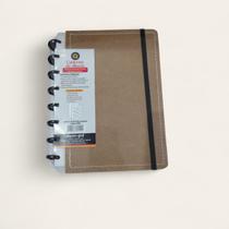 Caderno criativo argolado 80fls 155x215 kraft preto Caderno criativo argolado 80fls 155x215 kraft preto