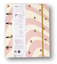 Caderno criativo argolado melissa pautado 17x24 caminho das abelhas
