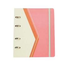 Caderno Criativo Argolado Organizador Pastel Block Pautado 17x24, CICERO