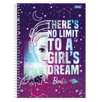 Caderno Da Barbie Fashion 200 Folhas 10 Materias Universitario