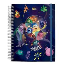 Caderno DAC Smart colegial Divertida Mente 2 Com 80 folhas reposicionáveis 90g 5033