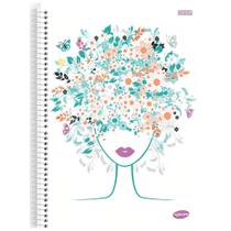 Caderno De 01 Materia Ades Kbom Feminino 96fls Capas Sortidas