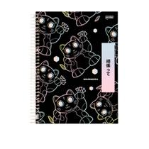 Caderno de 1 Matéria Universitário Com Adesivo Holográfica Caderno de 1 Matéria Universitário Com Adesivo Holográfica