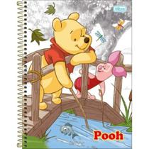Caderno De 10 Mat Connect Pooh Core 160fls Capas Sortidas