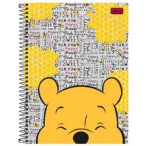 Caderno de 10 materias 200f pooh capa sortidas