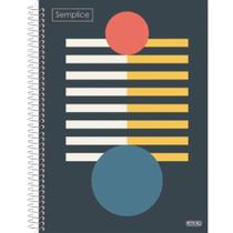 Caderno De 10 Materias Cd Bolsa 160f Semplice