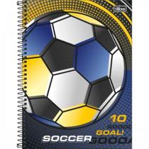 Caderno De 10 Materias Masculino Conn Score 160fls Capas Sortidas