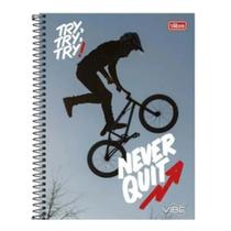 Caderno De 10 Materias Vibe Masculino 160fls Capas Sortidas