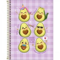 Caderno De 16 Materias Feminino Abacute 256fls Capas Sortidas