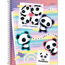 Caderno De 16 Materias Feminino Lovely Frie 256fls Capas Sortidas