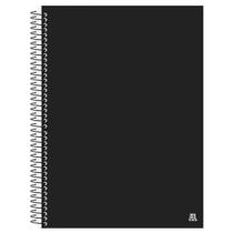 Caderno De 20 Materias Capa Dura 20x27,5cm 280fls Kbom Black Caderno De 20 Materias Capa Dura 20x27,5cm 280fls Kbom Black
