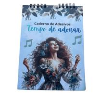 Caderno de Adesivos Sticker Book Tempo de Adorar Sakura Shop
