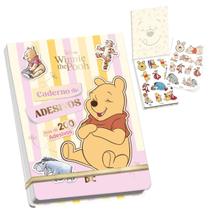 Caderno de adesivos ursinho pooh +200 adesivos - 5533 - dac