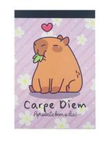 Caderno de Anotação Bloco Capivara 21cm 60 folhas em Papel Fu Xing
