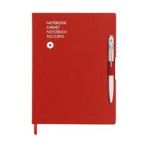 Caderno de Anotações A5 Caran D'ache 96 Folhas 100g Vermelho