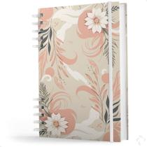 Caderno De Anotações Capa Dura Coleção Clean Botânica Rosa Caderno De Anotações Capa Dura Coleção Clean Botânica Rosa