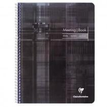 Caderno de Anotações Clairefontaine Meeting Book A4+ Preto
