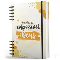 Caderno De Anotações Coleção Frases Nada é impossivel