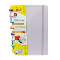 Caderno de Anotações Colorido Brilhante Escolar 80 Folhas