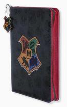 Caderno de anotações com Pasta Harry Potter Hogwarts Cor:preta Caderno de anotações com Pasta Harry Potter Hogwarts Cor:preta