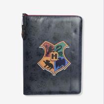 Caderno De Anotações Com Pasta Zíper Hogwarts Zona Criativa - Sem marca