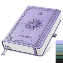 Caderno de Anotações EMSHOI - 320 Páginas A5, 100gsm, Capa de Couro