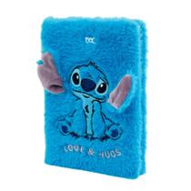 Caderno de Anotações Fluffy Pelúcia Stitch - DAC