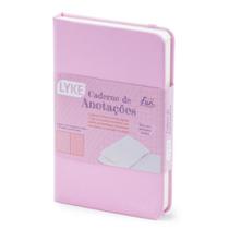 Caderno De Anotações Fun Rosa Pastel 9X14Cm 96 Páginas Lyke